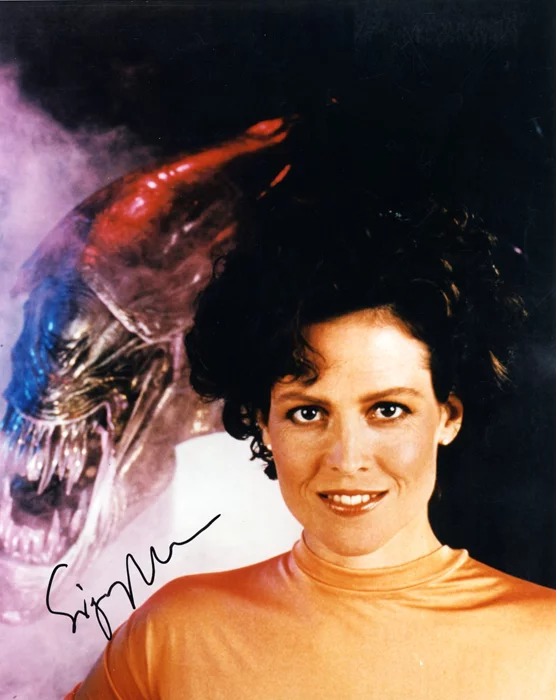 Sigourney Weaver autograph