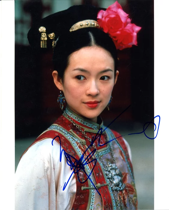 Ziyi Zhang autograph