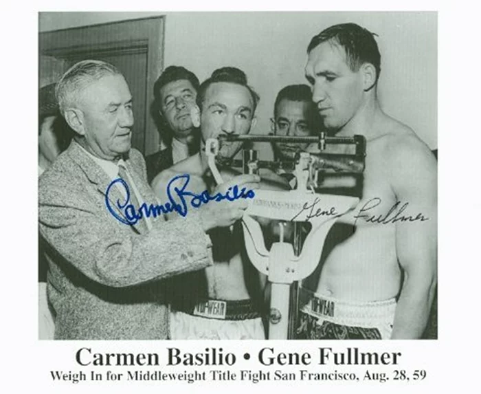 Basilio and Fullmer autograph