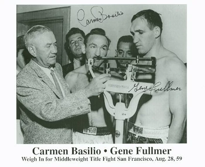 Basilio and Fullmer autograph