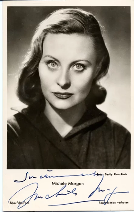 Michele Morgan autograph