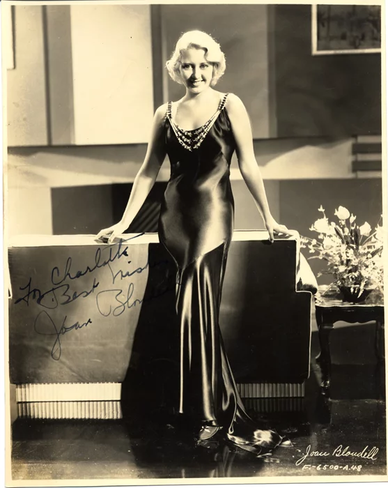 Joan Blondell autograph