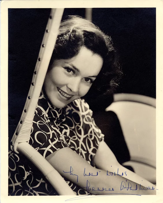 Maureen O'Sullivan autograph