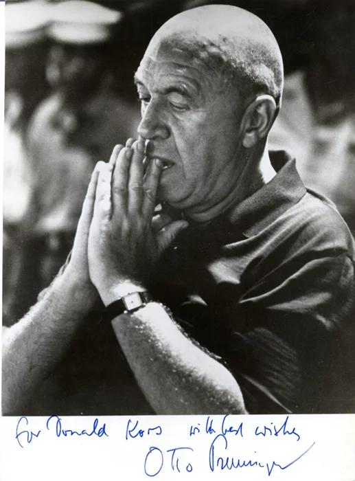 Otto Preminger autograph
