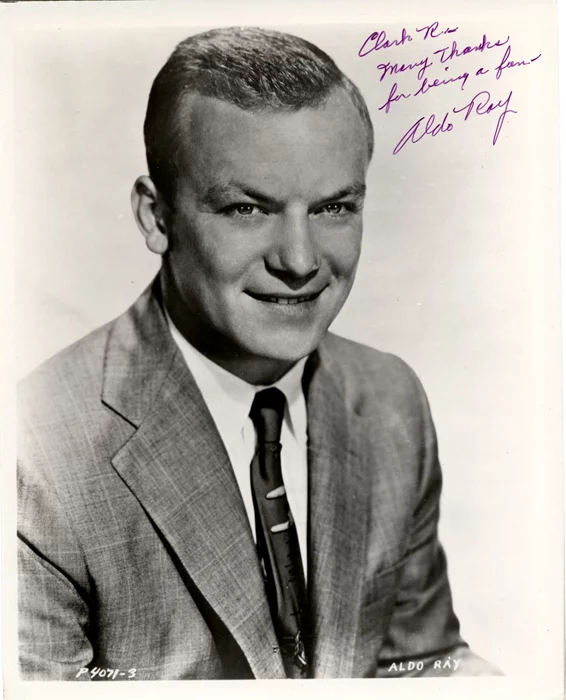 Aldo Ray autograph