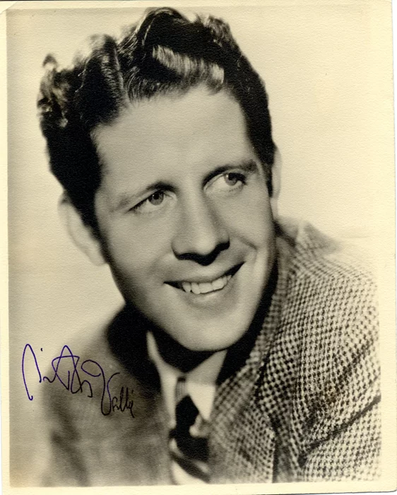 Rudy Vallee autograph