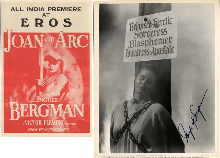 Ingrid Bergman autograph