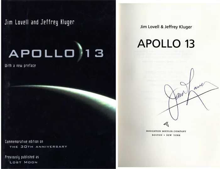 Jim Lovell autograph