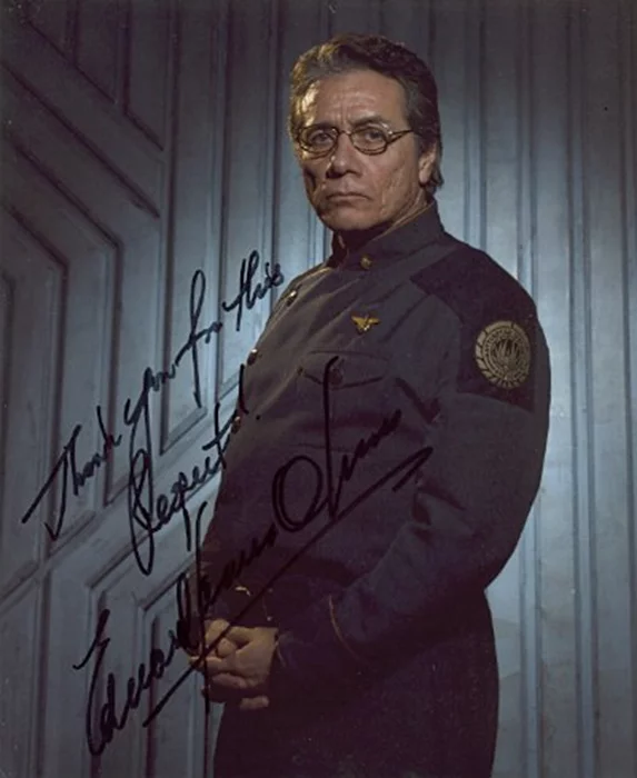 Edward James Olmos autograph