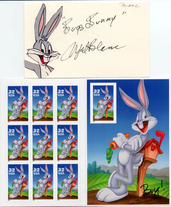 Mel Blanc autograph