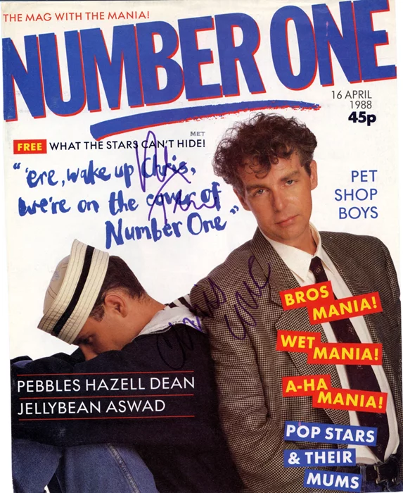 Pet Shop Boys autograph