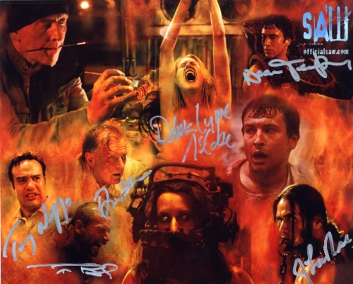 Saw autograph