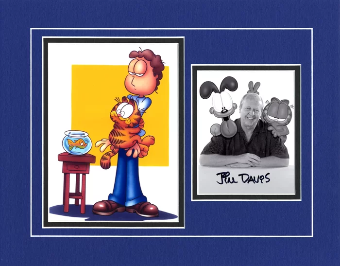 Garfield autograph