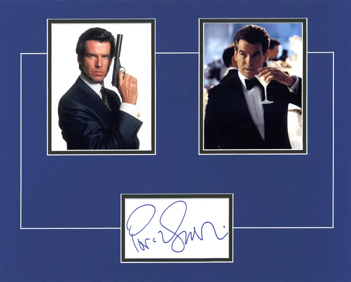Pierce Brosnan autograph