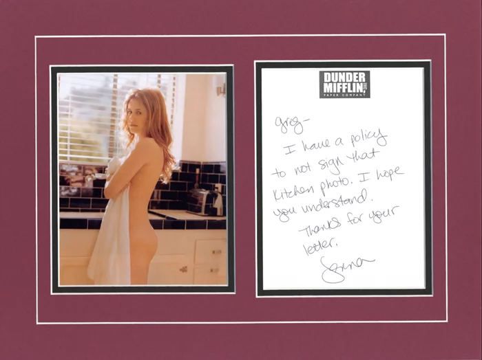 Jenna Fischer autograph