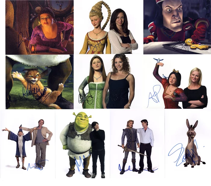 Shrek The Third Voices autograph