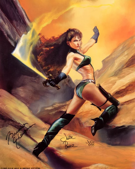 Brinke of Destruction autograph