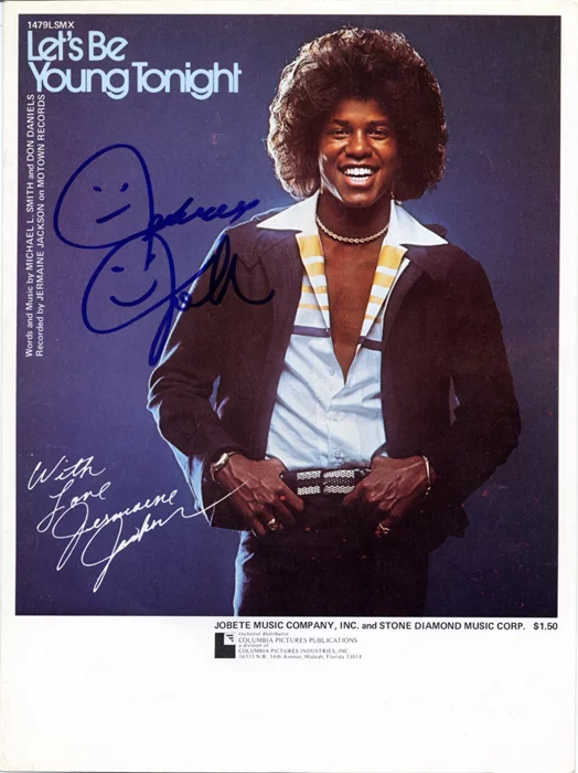 Jermaine Jackson autograph