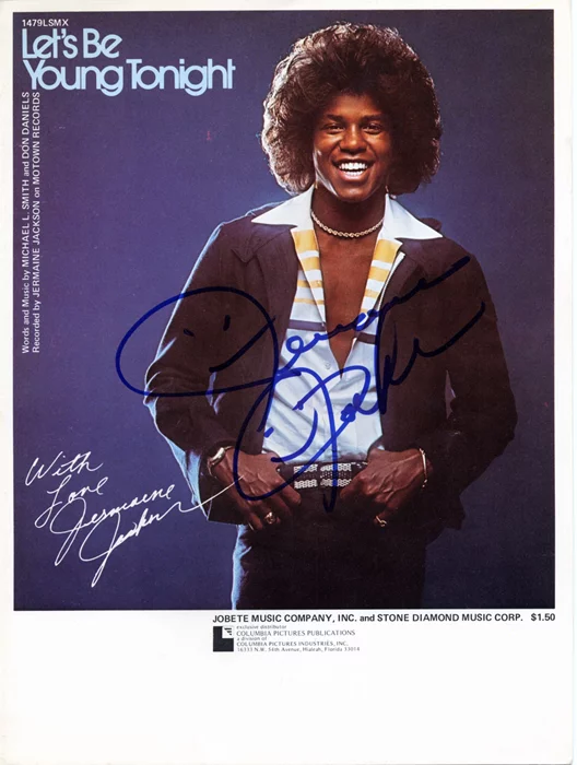 Jermaine Jackson autograph