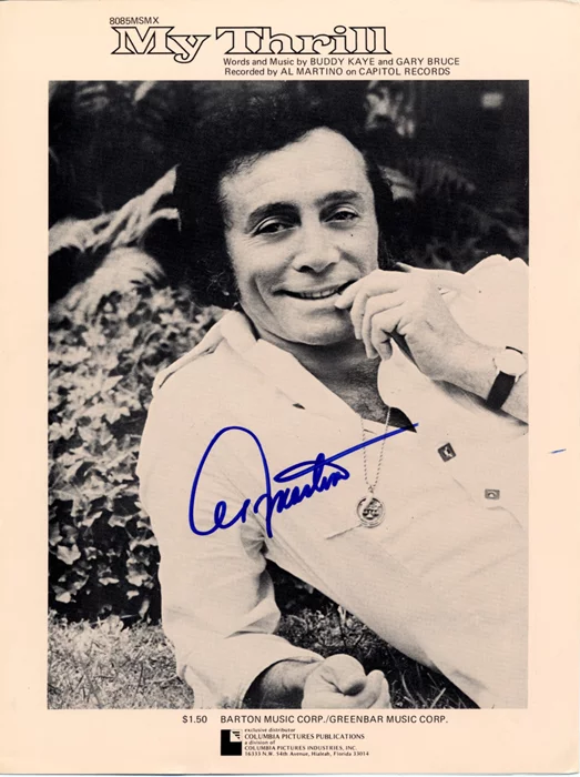 Al Martino autograph