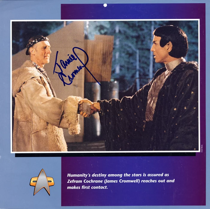 James Cromwell autograph