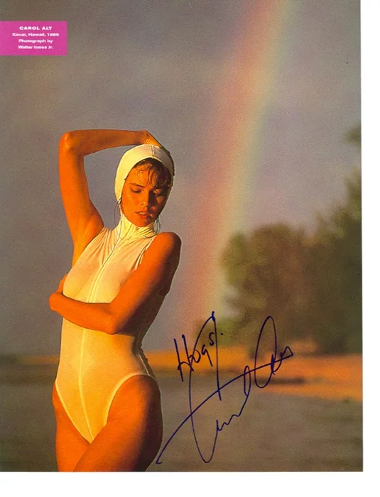 Carol Alt autograph