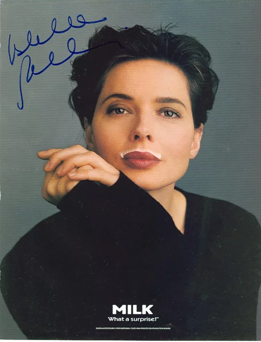 Isabella Rossellini autograph