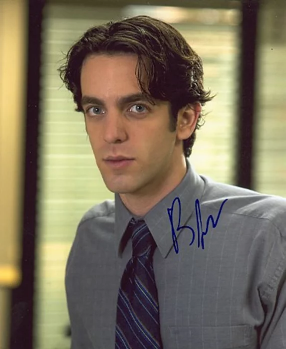 B.J. Novak autograph