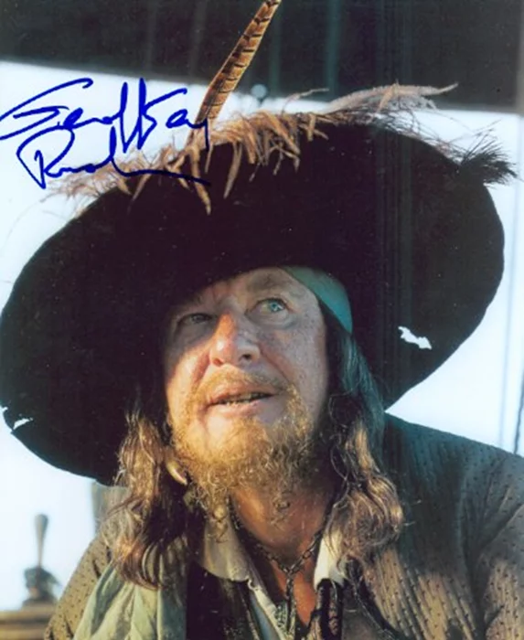 Geoffrey Rush autograph