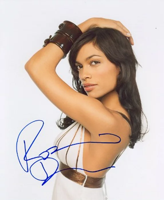 Rosario Dawson autograph