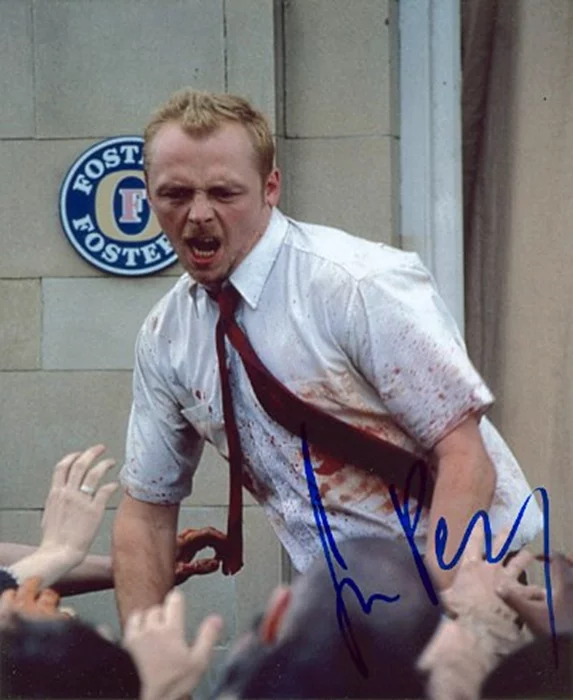 Simon Pegg autograph