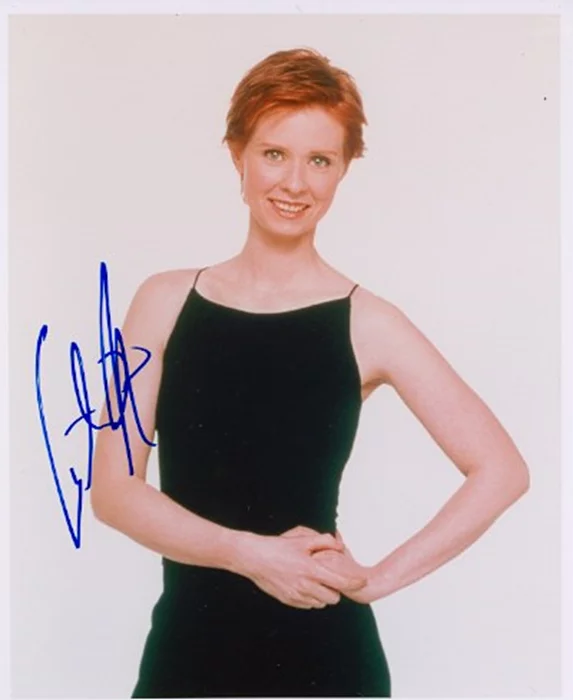 Cynthia Nixon autograph