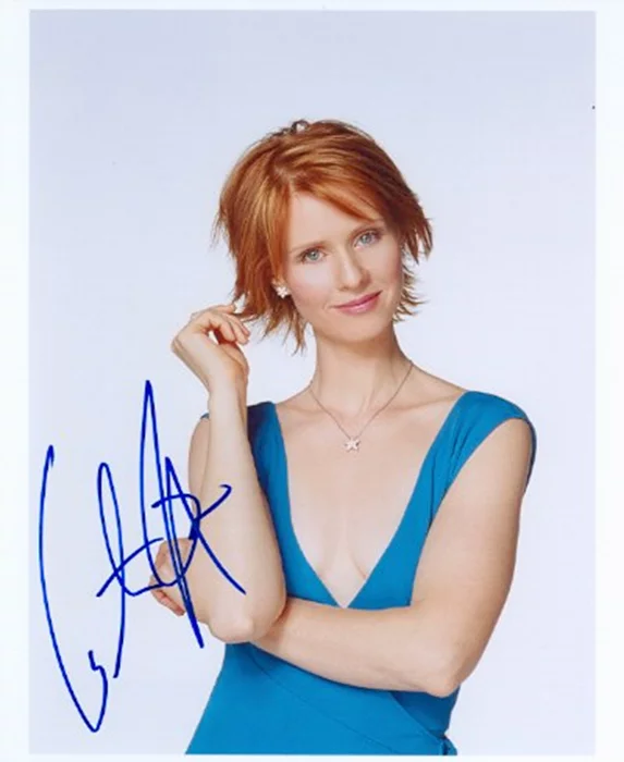 Cynthia Nixon autograph