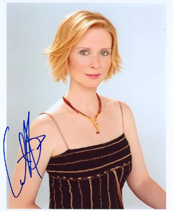 Cynthia Nixon autograph