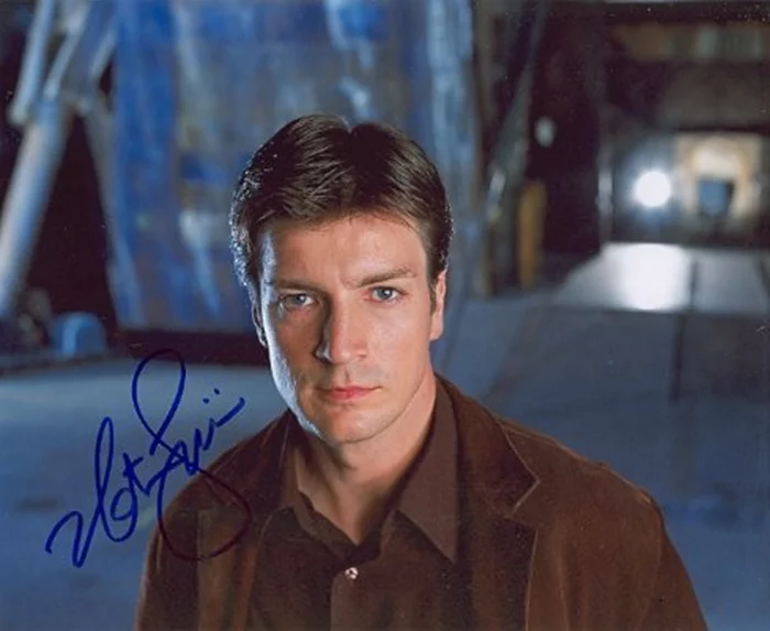 Nathan Fillion autograph
