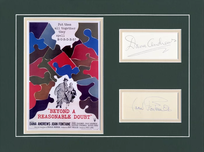 Beyond A Reasonable Doubt autograph