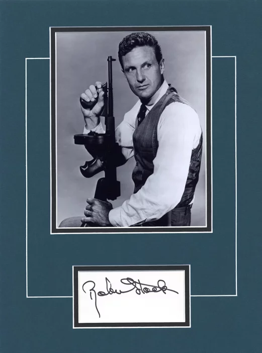 Robert Stack autograph
