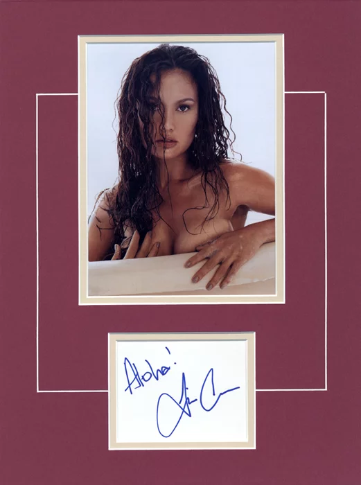 Tia Carrere autograph