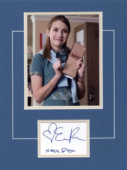 Nancy Drew autograph