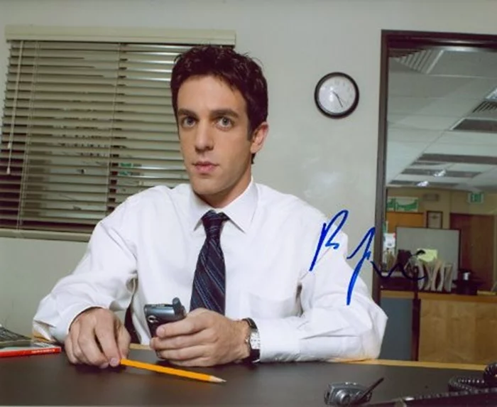 B.J. Novak autograph
