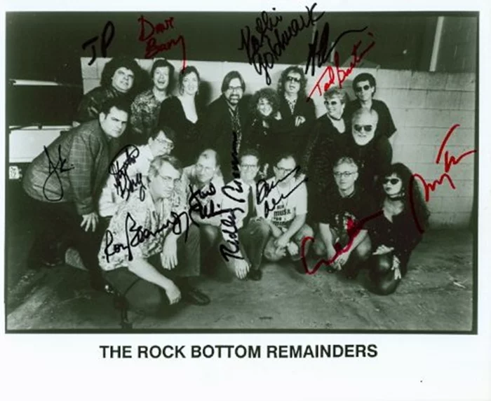 The Rock Bottom Remainders autograph