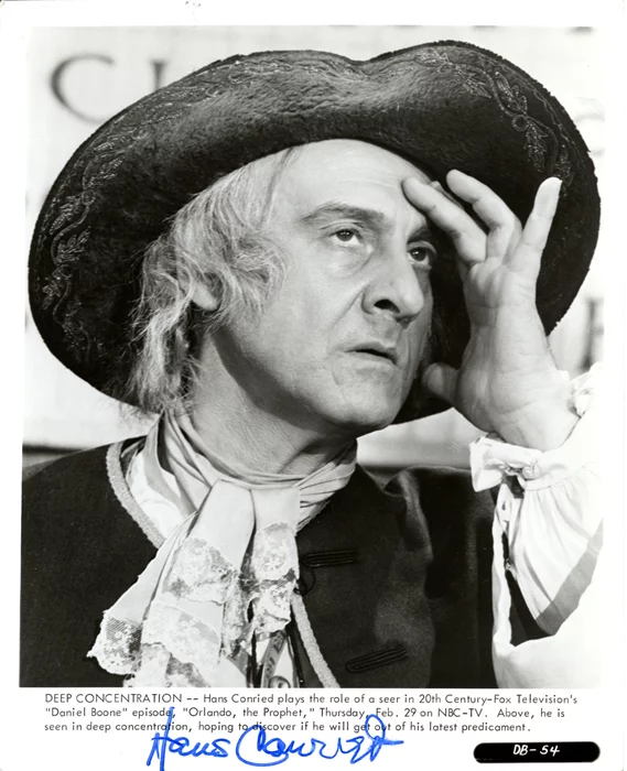 Hans Conried autograph