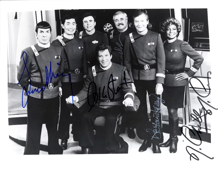 Star Trek autograph