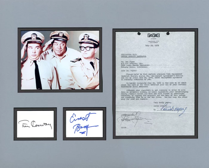 McHale's Navy autograph