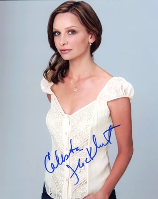 Calista Flockhart autograph