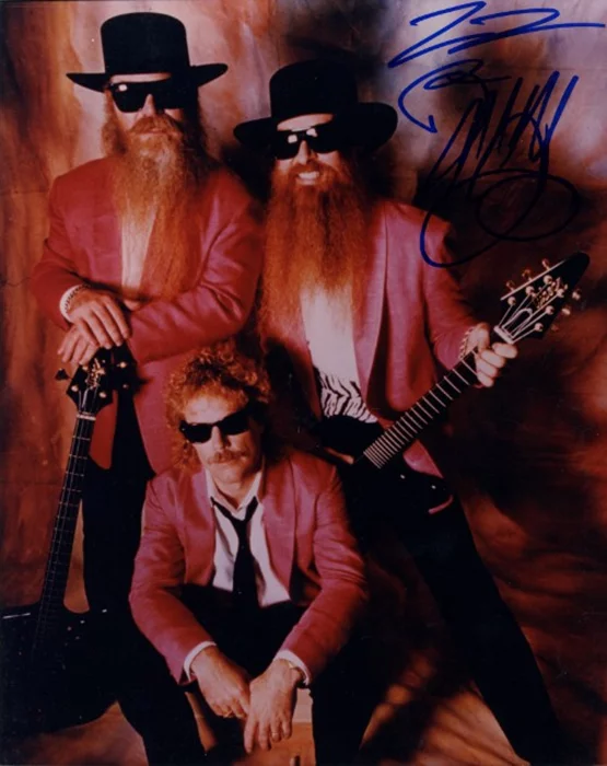 Billy Gibbons autograph