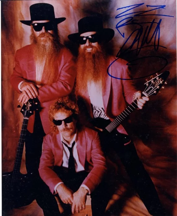 Billy Gibbons autograph