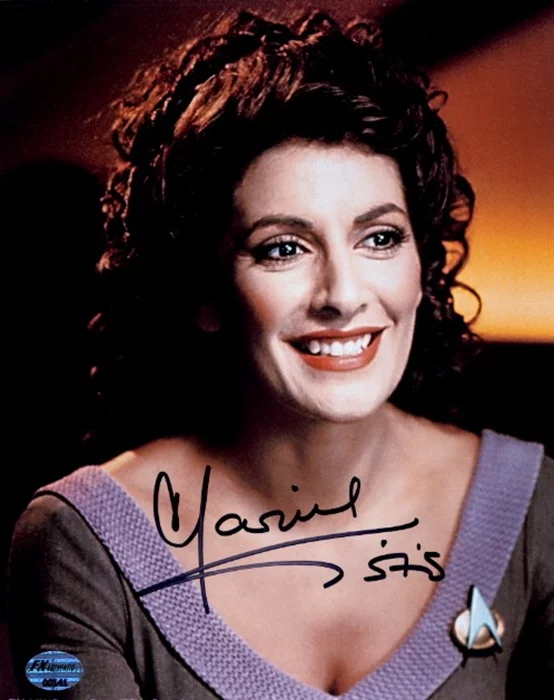 Marina Sirtis autograph