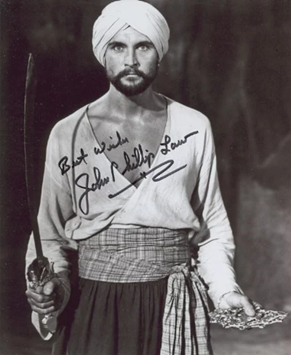John Phillip Law autograph