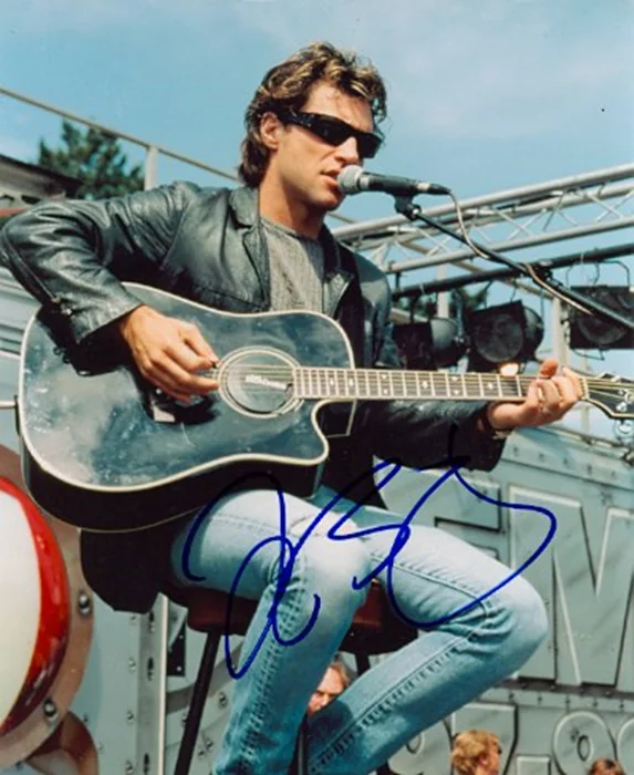 Jon Bon Jovi autograph